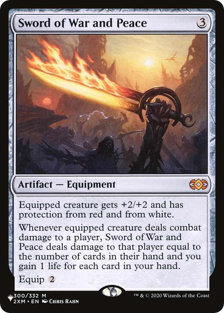 Sword of War and Peace (300) [LIST] - MTG Single