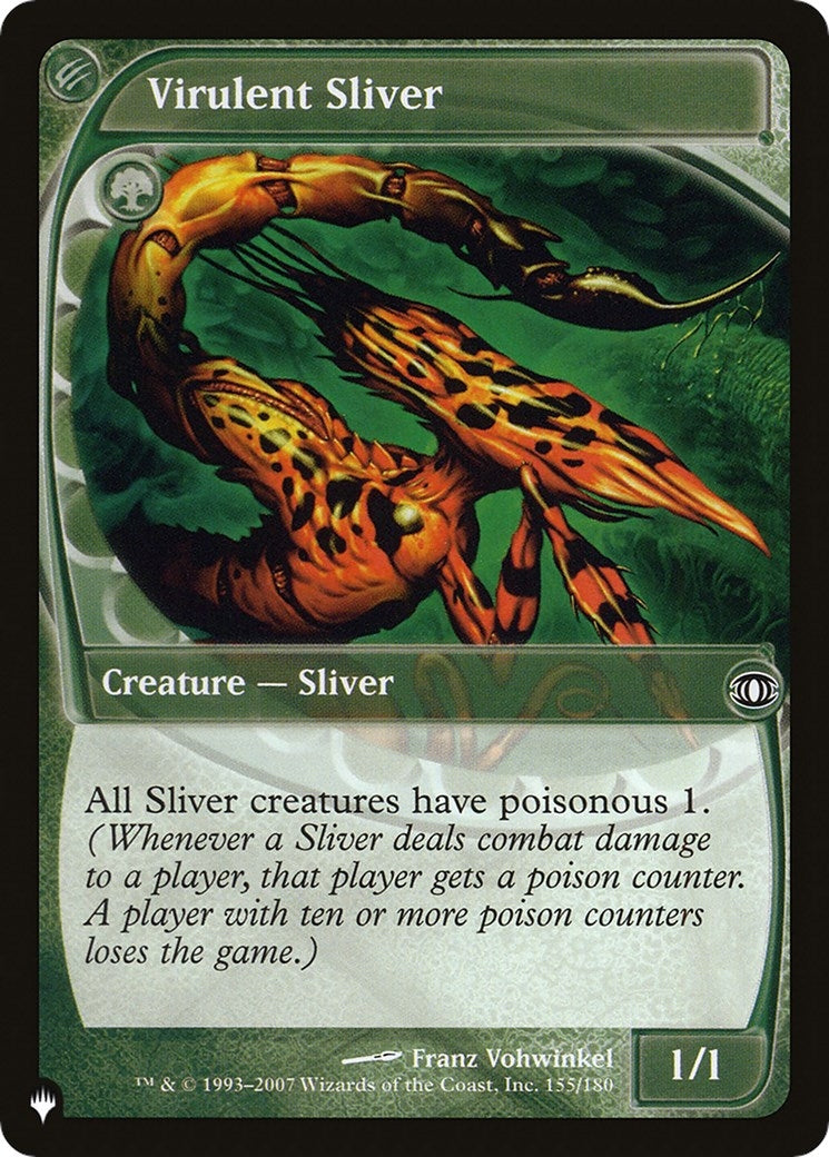 Virulent Sliver (155) [LIST] - MTG Single