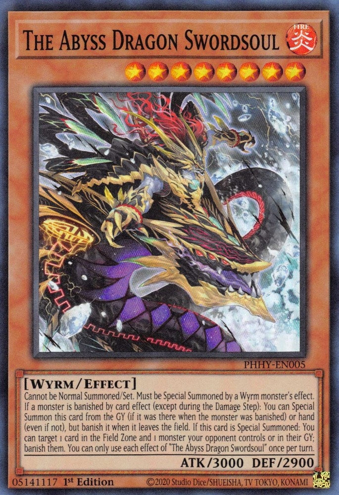 The Abyss Dragon Swordsoul (5) (PHHY) - YuGiOh Single