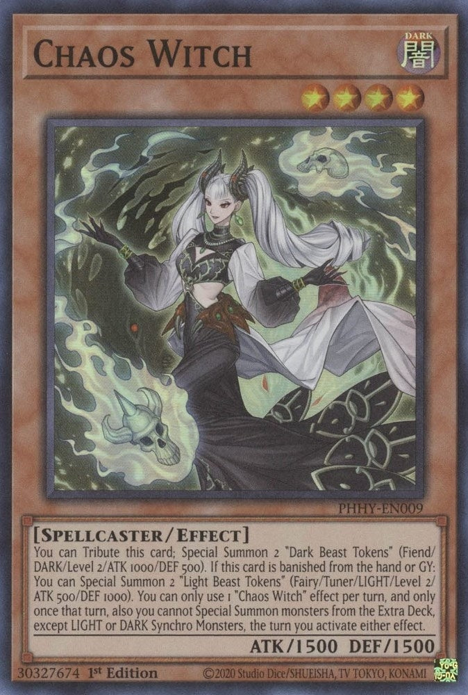 Chaos Witch (9) (PHHY) - YuGiOh Single