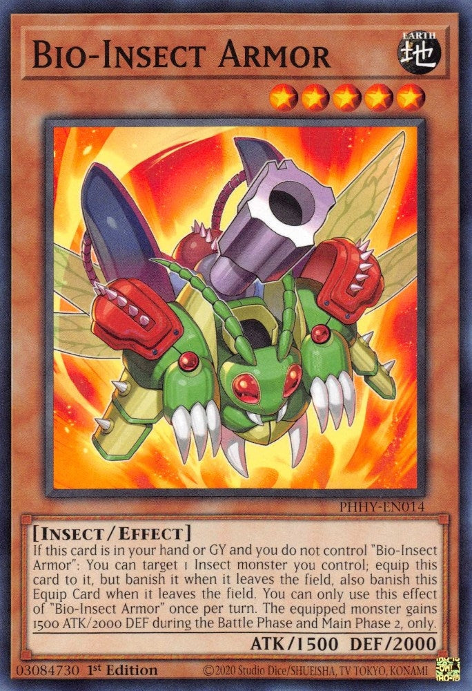 Bio-Insect Armor (14) (PHHY) - YuGiOh Single