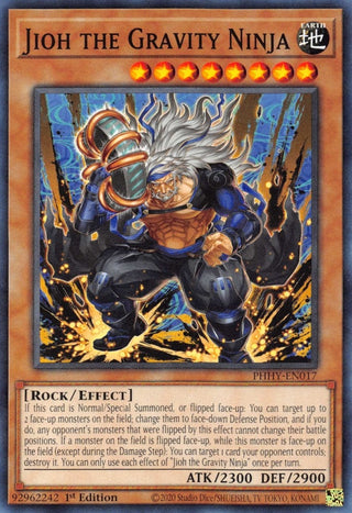 Jioh the Gravity Ninja (17) (PHHY) - YuGiOh Single