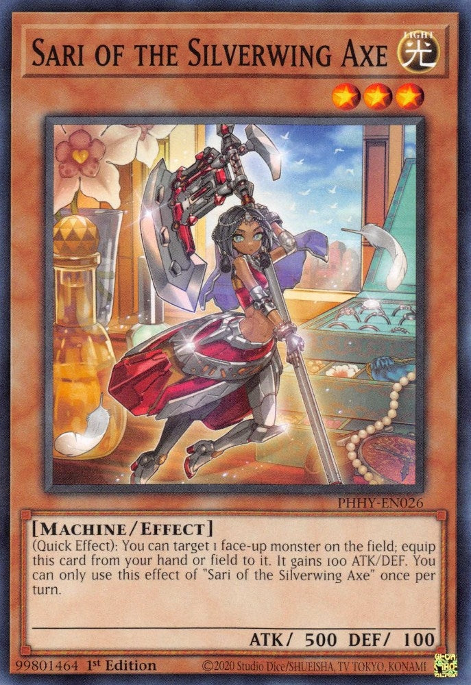 Sari of the Silverwing Axe (26) (PHHY) - YuGiOh Single