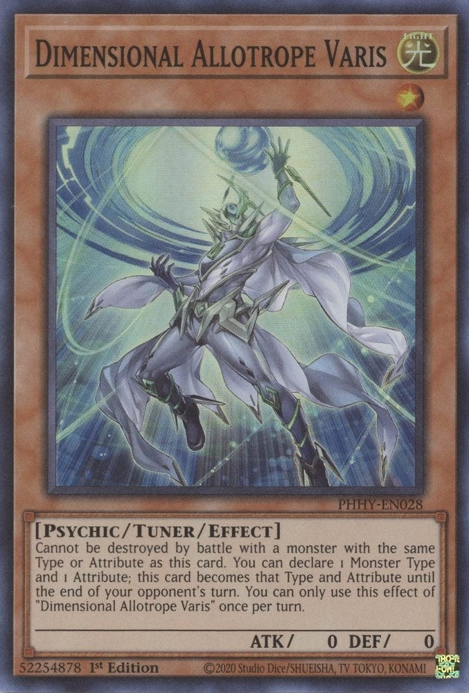 Dimensional Allotrope Varis (28) (PHHY) - YuGiOh Single