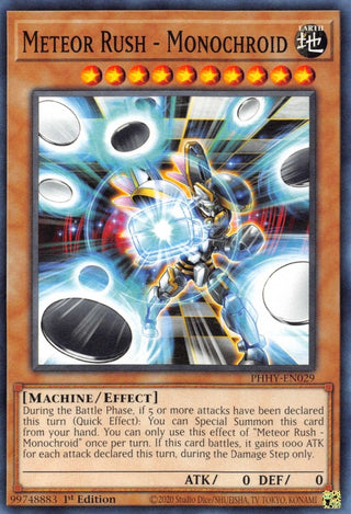 Meteor Rush - Monochroid (29) (PHHY) - YuGiOh Single