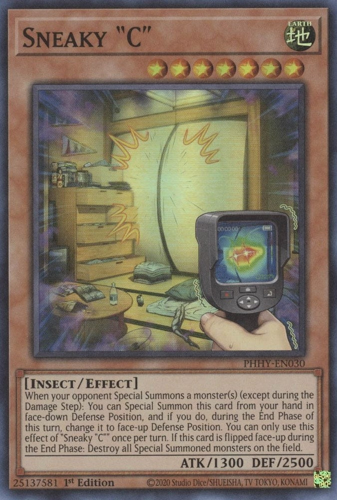 Sneaky ’C’ (30) (PHHY) - YuGiOh Single