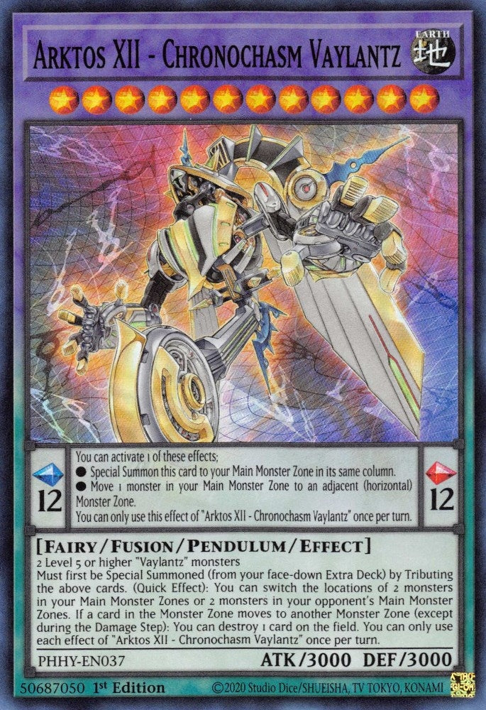 Arktos XII - Chronochasm Vaylantz (37) (PHHY) - YuGiOh Single