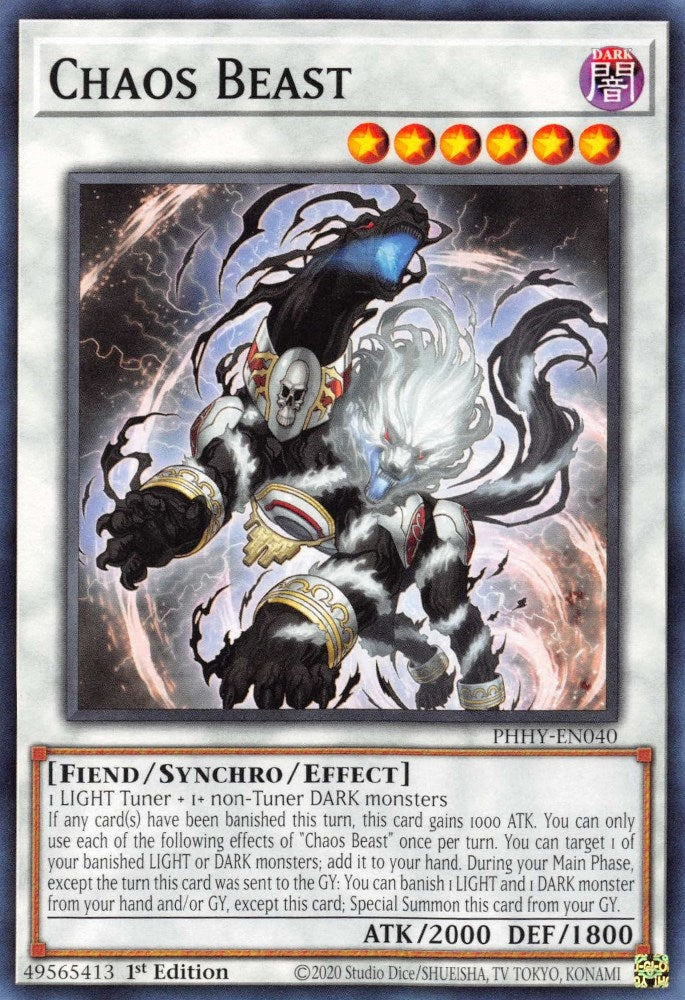 Chaos Beast (40) (PHHY) - YuGiOh Single