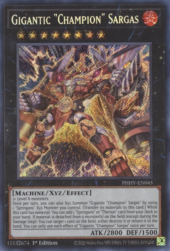 Gigantic ’Champion’ Sargas (45) (PHHY) - YuGiOh Single