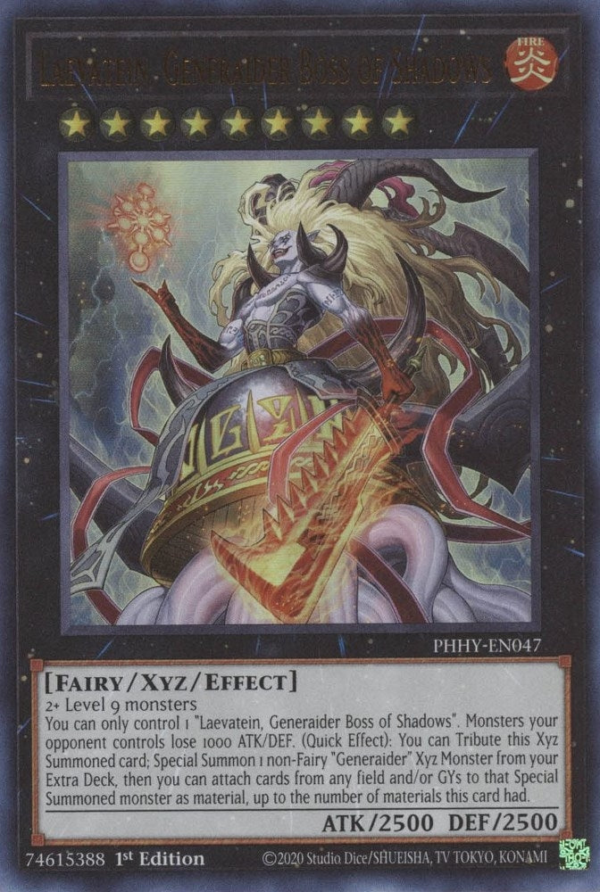 Laevatein Generaider Boss of Shadows (47) (PHHY) - YuGiOh Single