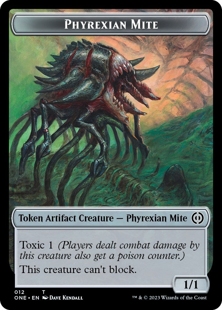Phyrexian Mite Token (012) (0) [ONE] - MTG Single