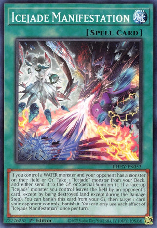 Icejade Manifestation (53) (PHHY) - YuGiOh Single