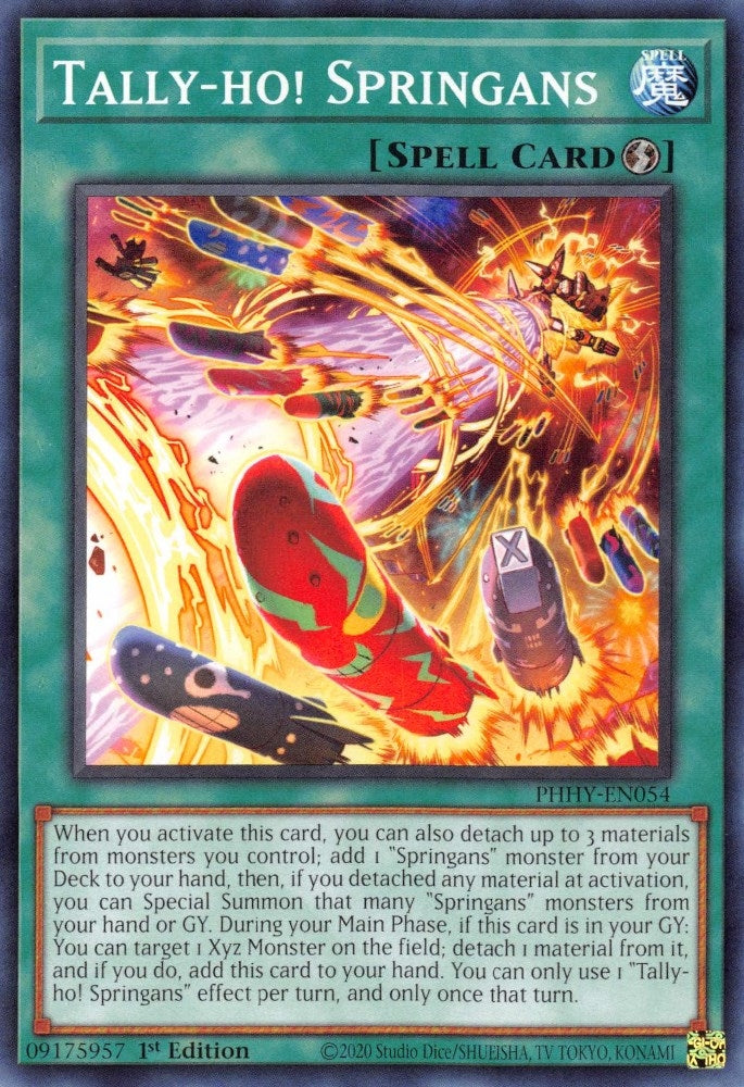 Tally-ho! Springans (54) (PHHY) - YuGiOh Single