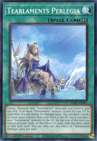 Tearlaments Perlegia (61) (PHHY) - YuGiOh Single
