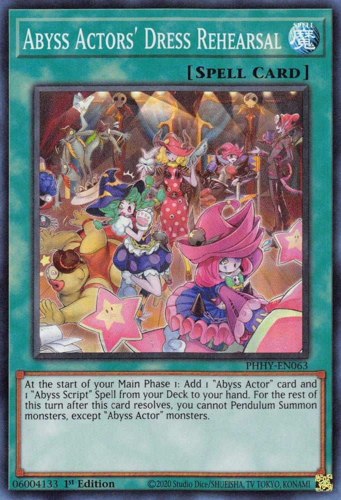 Abyss Actors’ Dress Rehearsal (63) (PHHY) - YuGiOh Single