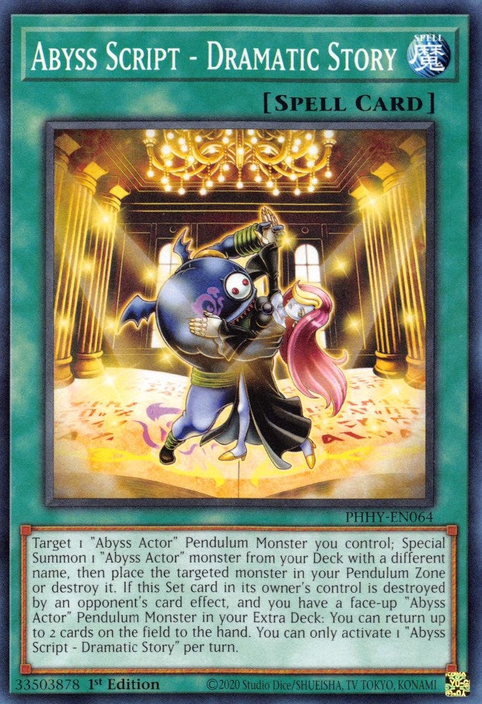 Abyss Script - Dramatic Story (64) (PHHY) - YuGiOh Single