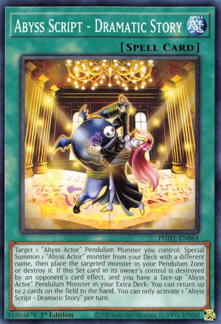 Abyss Script - Dramatic Story (64) (PHHY) - YuGiOh Single