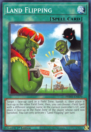 Land Flipping (70) (PHHY) - YuGiOh Single