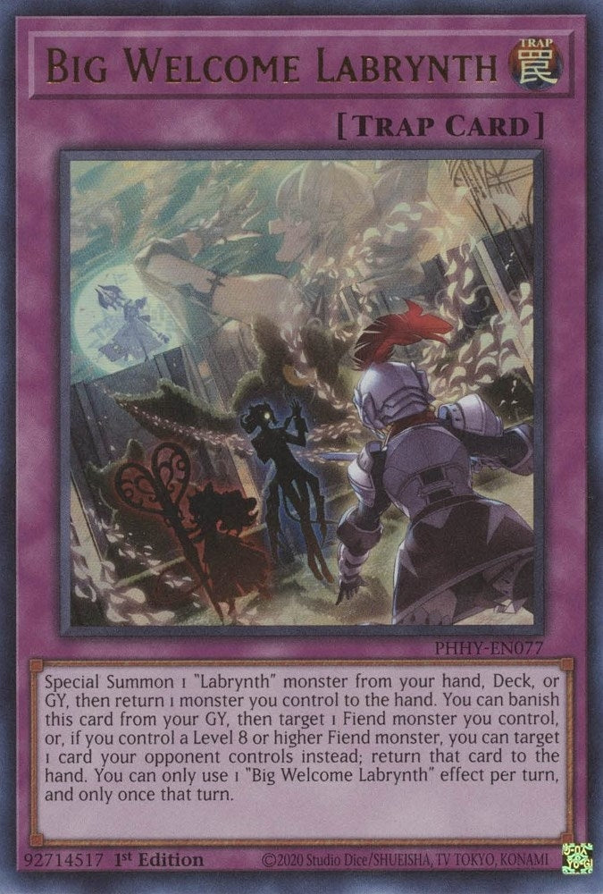 Big Welcome Labrynth (77) (PHHY) - YuGiOh Single