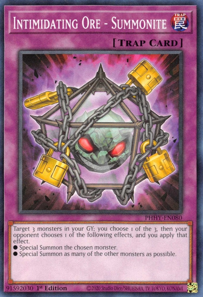 Intimidating Ore - Summonite (80) (PHHY) - YuGiOh Single