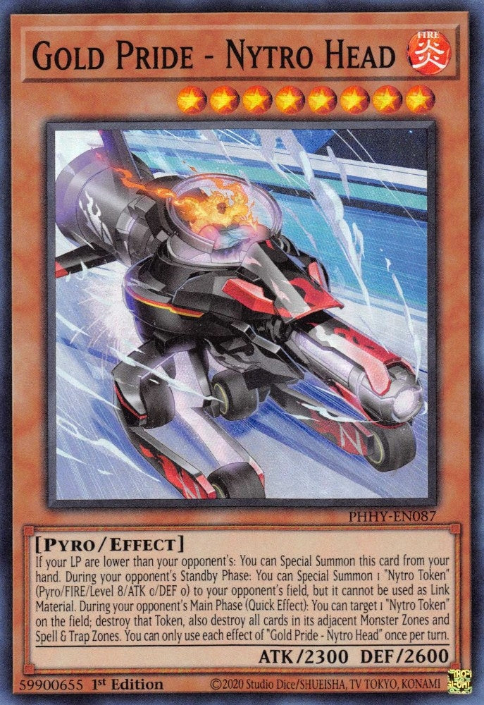 Gold Pride - Nytro Head (87) (PHHY) - YuGiOh Single