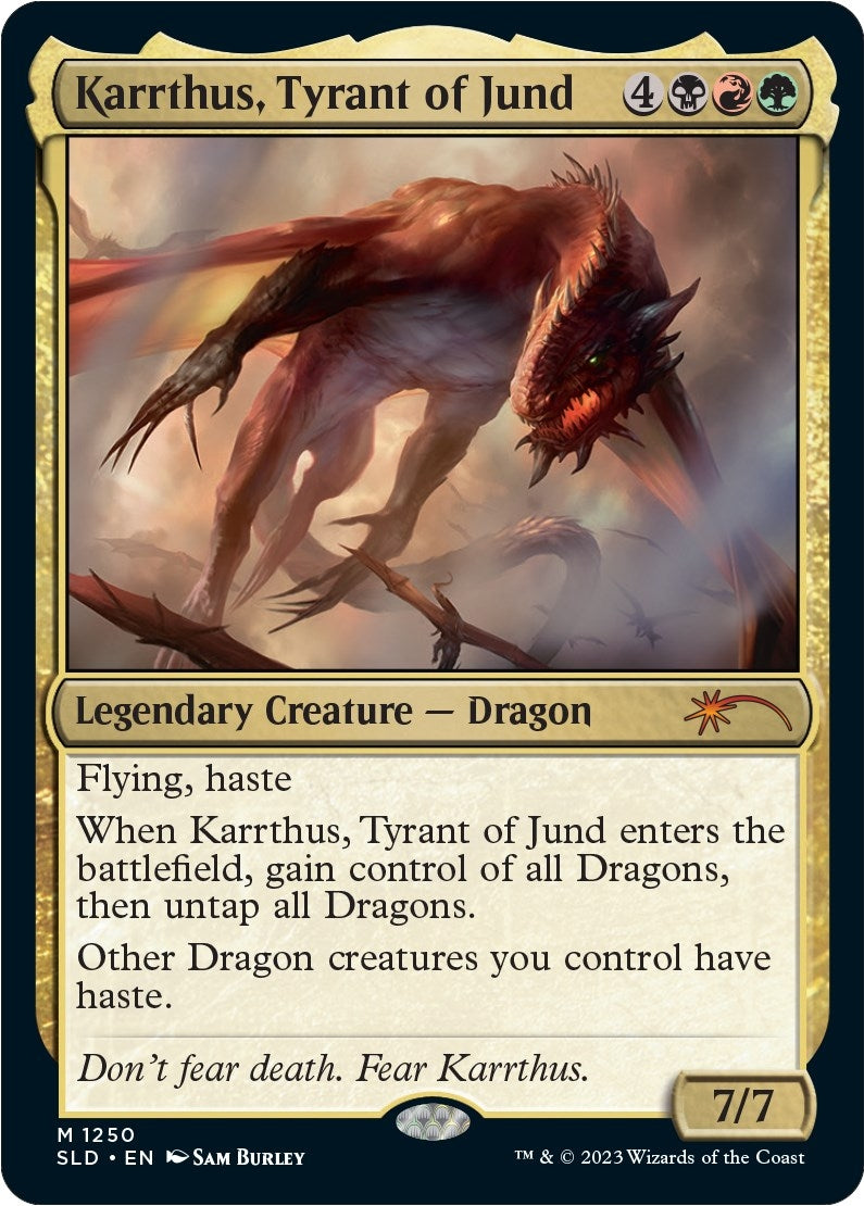 Karrthus Tyrant of Jund (1250) [SLD] - MTG Single