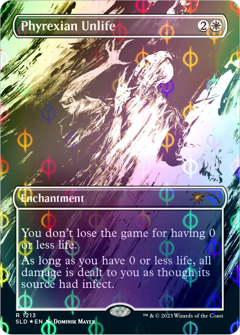 Phyrexian Unlife (Step-and-Compleat Foil) (1213) [SLD] - MTG Single