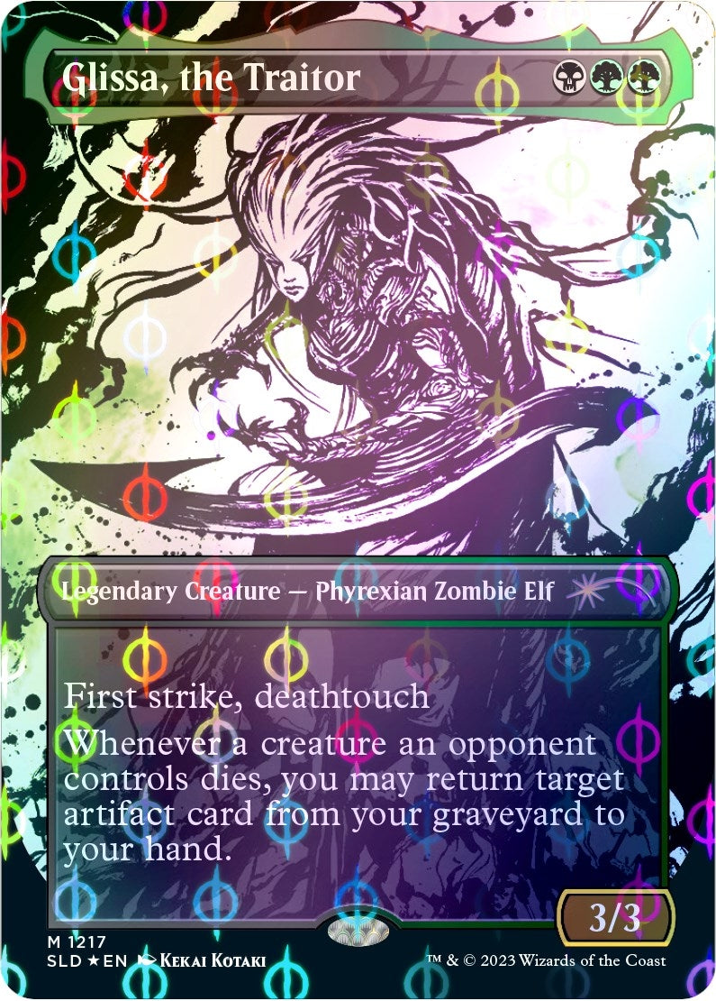 Glissa the Traitor (Step-and-Compleat Foil) (1217) [SLD] - MTG Single