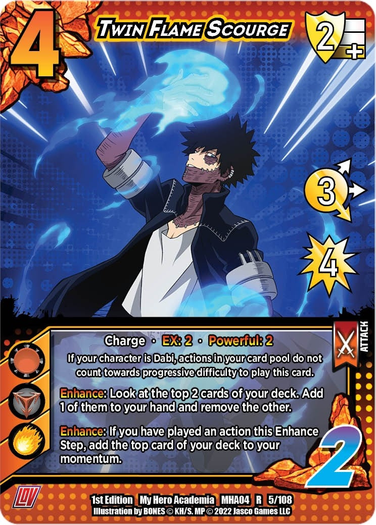 Twin Flame Scourge (5) [MHA4] - UniVersus Single
