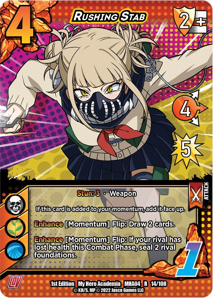 Rushing Stab (14) [MHA4] - UniVersus Single