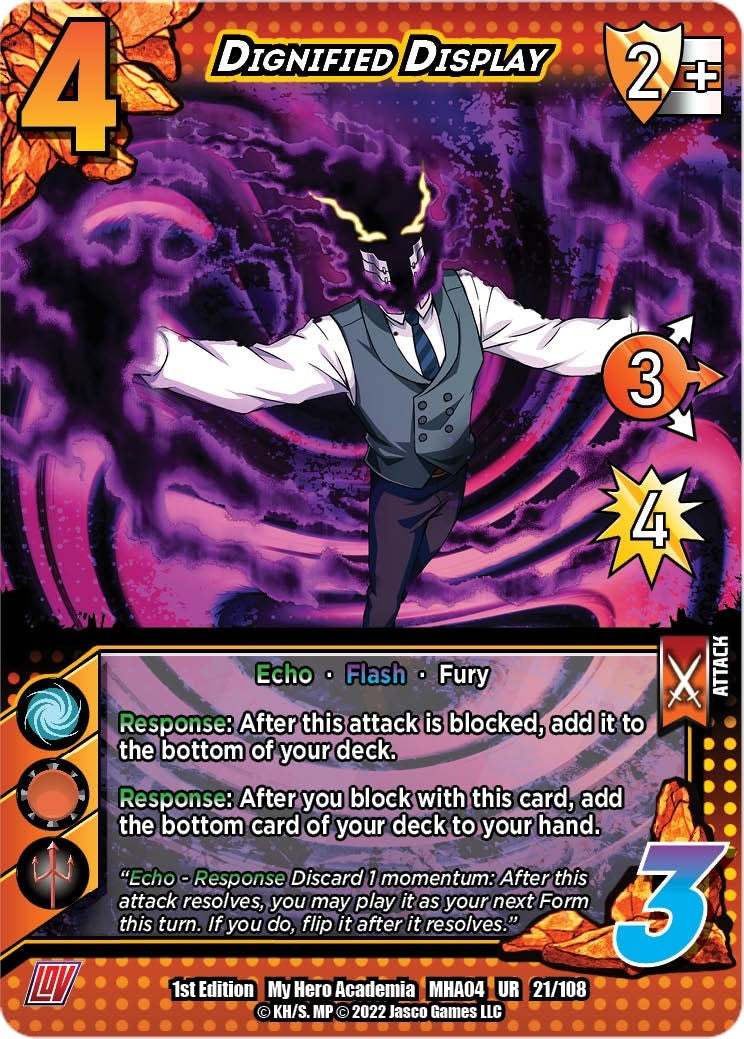 Dignified Display (21) [MHA4] - UniVersus Single