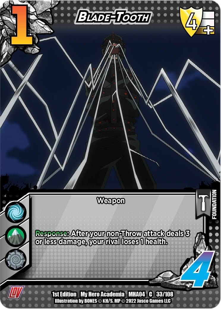 Blade-Tooth (33) [MHA4] - UniVersus Single