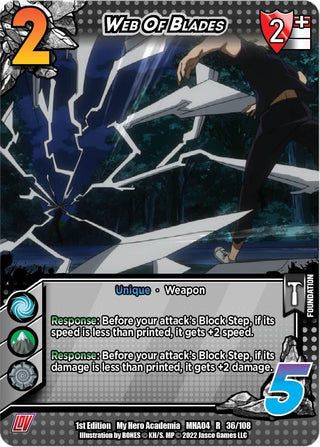 Web Of Blades (36) [MHA4] - UniVersus Single