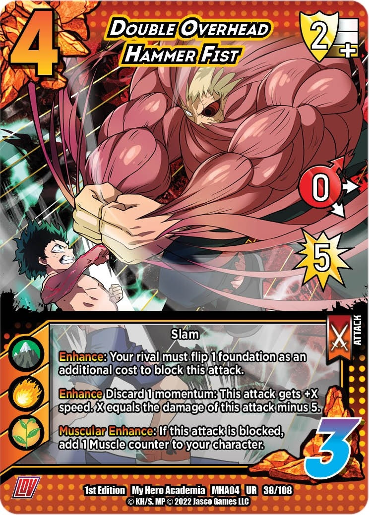 Double Overhead Hammer Fist (38) [MHA4] - UniVersus Single