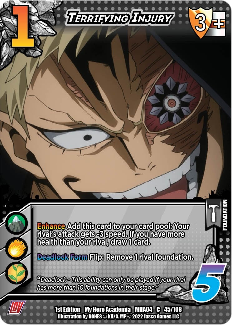 Terrifying Injury (45) [MHA4] - UniVersus Single