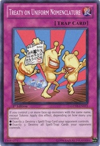 Treaty on Uniform Nomenclature (73) (GENF) - YuGiOh Single