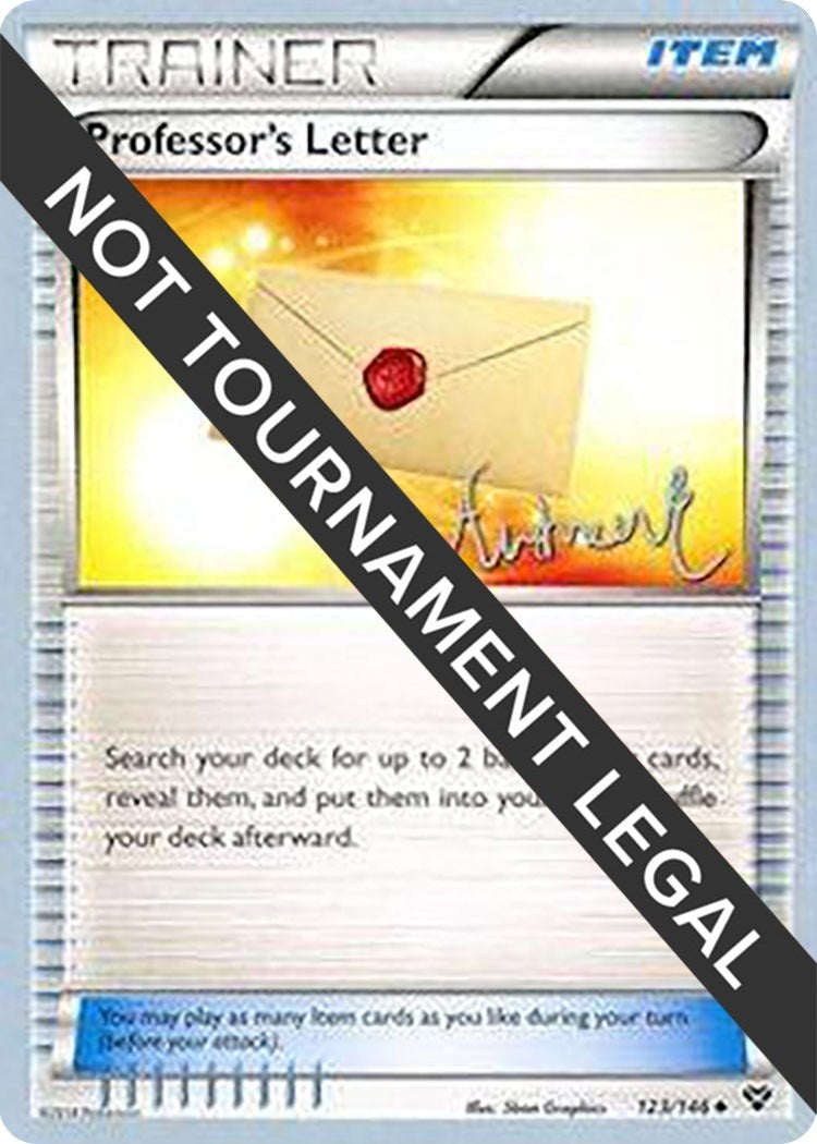 Image for Professor's Letter - 2014 (Andrew Estrada) (123/146) (World Championship Decks) - Pokemon