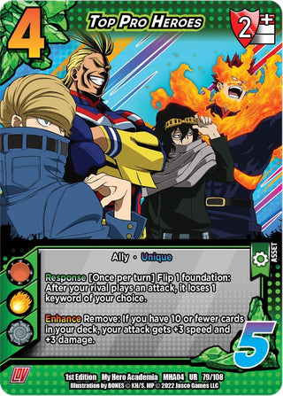 Top Pro Heroes (79) [MHA4] - UniVersus Single