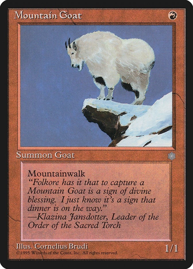Mountain Goat [ICE] - MTG Single