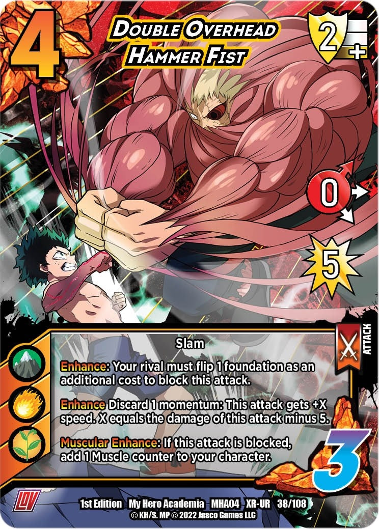 Double Overhead Hammer Fist (XR) (38) [MHA4] - UniVersus Single