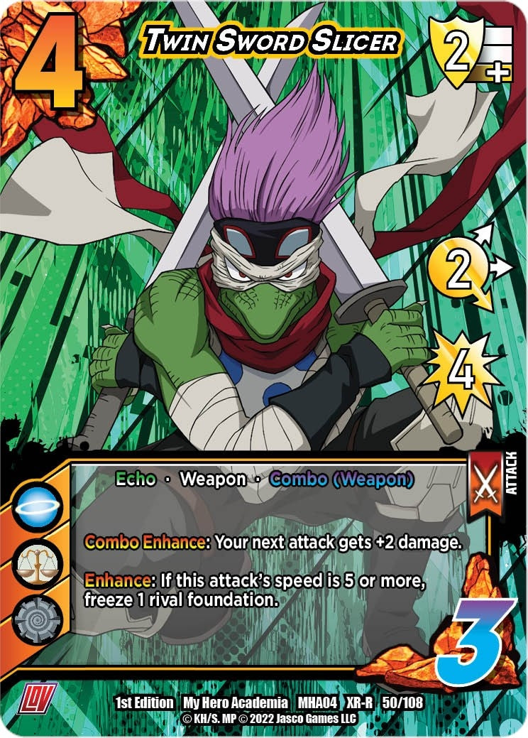 Twin Sword Slicer (XR) (50) [MHA4] - UniVersus Single