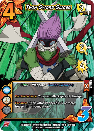Twin Sword Slicer (XR) (50) [MHA4] - UniVersus Single