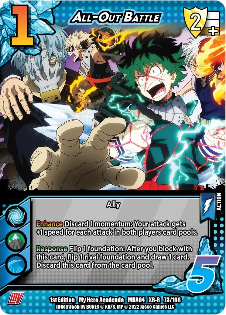All-Out Battle (XR) (73) [MHA4] - UniVersus Single