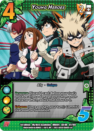 Young Heroes (XR) (81) [MHA4] - UniVersus Single