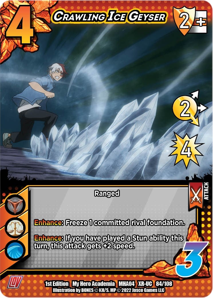 Crawling Ice Geyser (XR) (84) [MHA4] - UniVersus Single