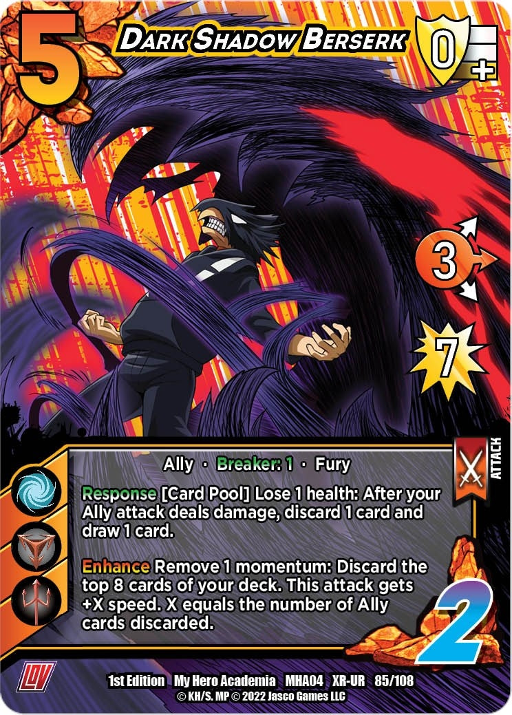 Dark Shadow Berserk (XR) (85) [MHA4] - UniVersus Single