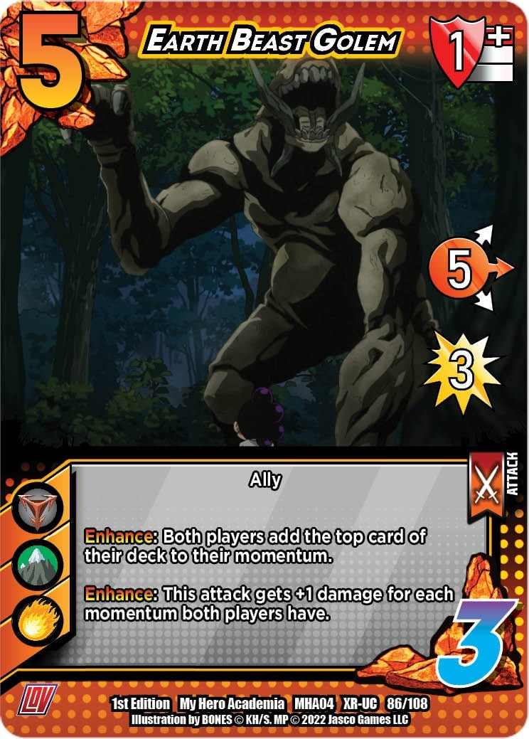 Earth Beast Golem (XR) (86) [MHA4] - UniVersus Single