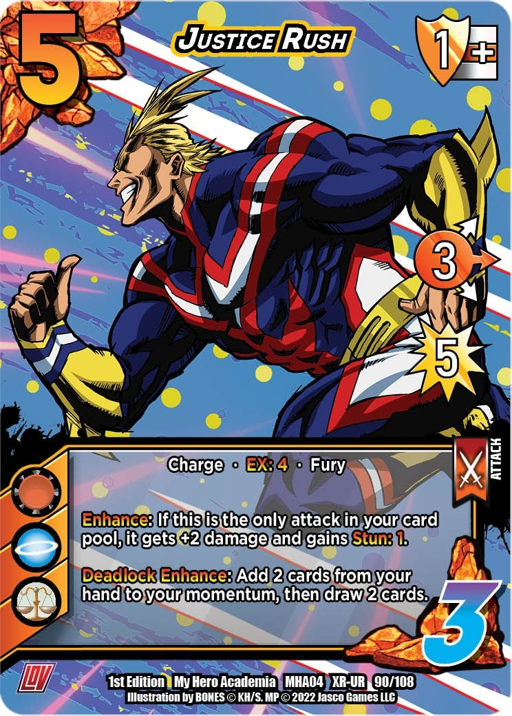 Justice Rush (XR) (90) [MHA4] - UniVersus Single