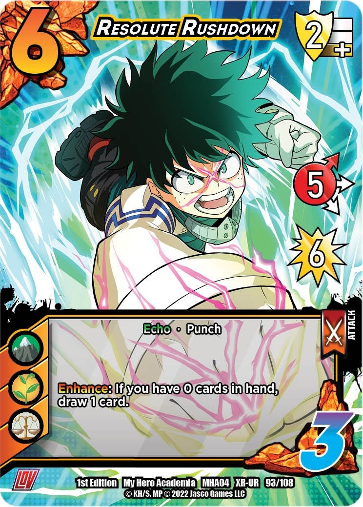 Resolute Rushdown (XR) (93) [MHA4] - UniVersus Single