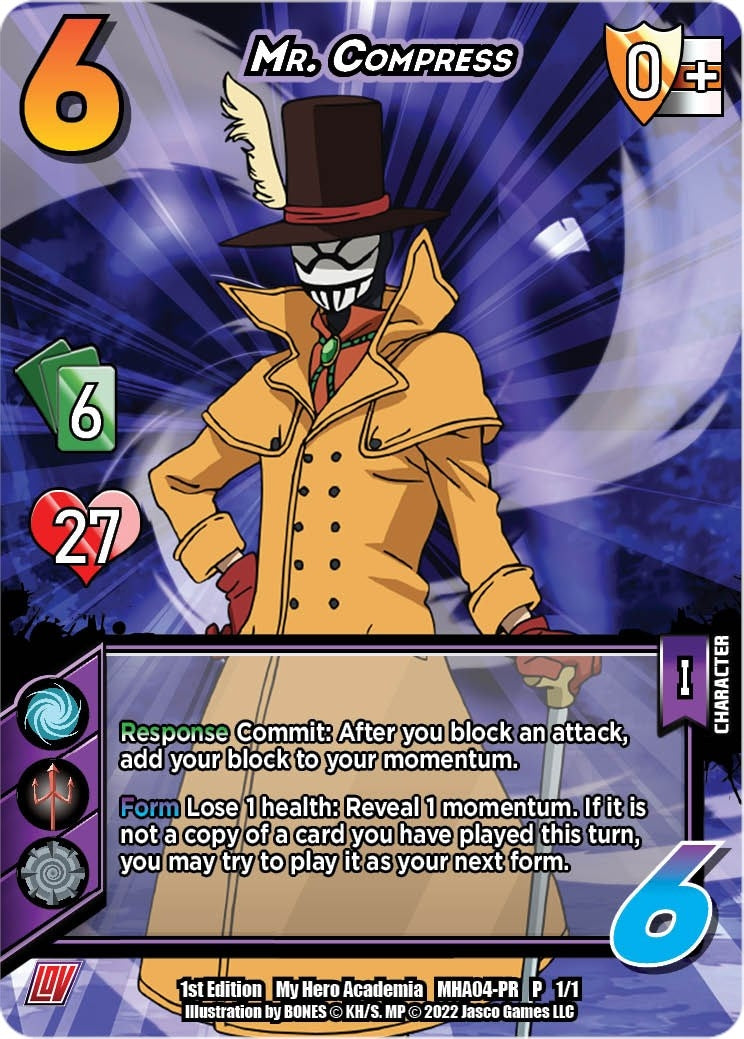 Mr. Compress (League of Villains Pre-Release) (411) [MHAP] - UniVersus Single